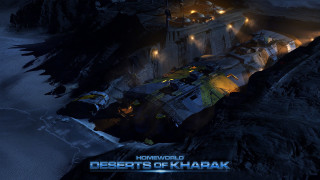 Sci fi fighter mountain night - a sci free wallpaper