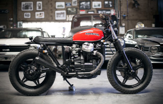 Red motorcycle garage cars trucks - a black car free wallpaper