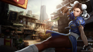 Woman blue outfit sword city - a blue outfit free wallpaper