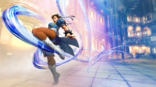 Futuristic woman flying sword building - a futuristic outfit free wallpaper