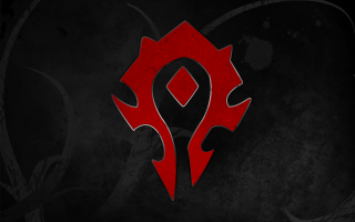 Red black logo dark background 2 - logo free wallpaper