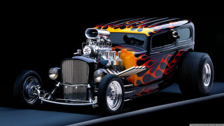Hot rod flames hood vents 4 - the front of it free wallpaper