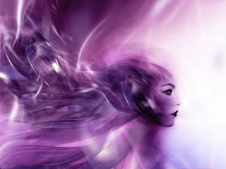 Woman purple background fantasy airbrush - anna dittmann free wallpaper
