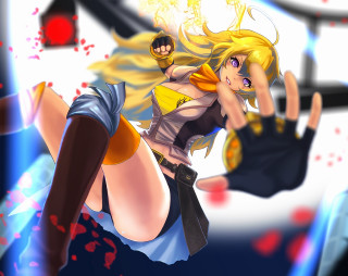 Blonde woman gun hand gun - her hand and a gun free wallpaper