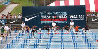 Group people blue track crowd - dan frazier free wallpaper