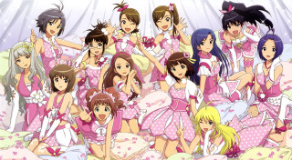 Girls pink dresses pink blanket - a group of girls free wallpaper