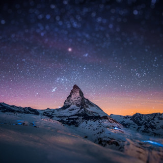 Mountain star filled sky above - the sky above free wallpaper