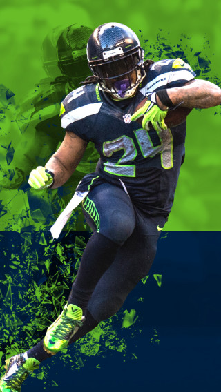 Football player green blue uniform - a football player free wallpaper