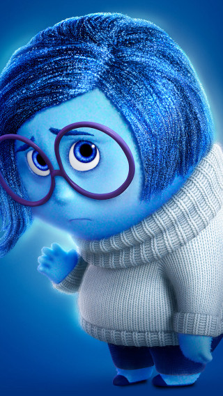 Cartoon character glasses sweater funny - blue free wallpaper