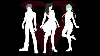 Three silhouettes heart object long - eden box free wallpaper
