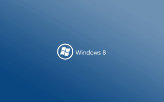 Blue windows8 white circle billtraylor - 8k resolution free wallpaper