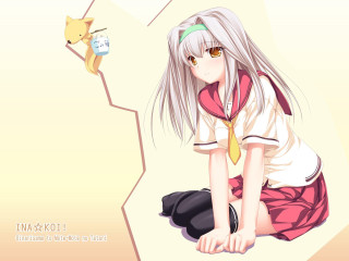 Chizuko yoshida girl kneeling pokemon - a wall free wallpaper