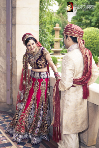 Man woman indian attire balcony - a balcony free wallpaper