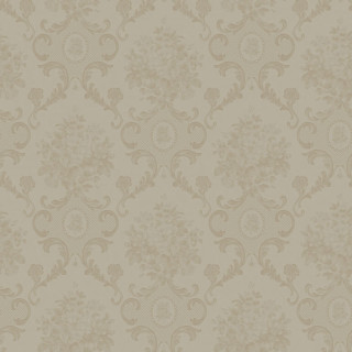 Beige floral wallpaper white background 2 - neoclassicism free wallpaper