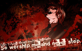Man glasses red background words - neoexpressionism free wallpaper