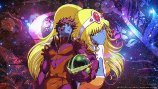 Anime characters space background stars 5 - a space background free wallpaper