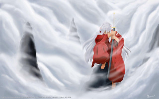 Cartoon woman red dress sword - a cartoon of a woman free wallpaper
