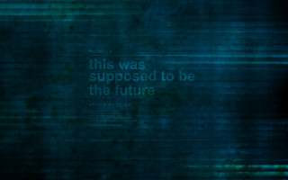 Blue green background quote image - futurism free wallpaper