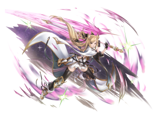 Woman white dress sword pink 2 - a sword free wallpaper for desktop