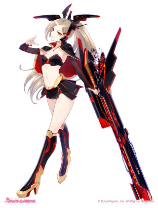 Woman costume large sword blade - aimitsu free wallpaper