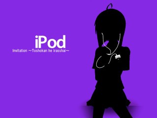 Woman black dress listening music - music free wallpaper