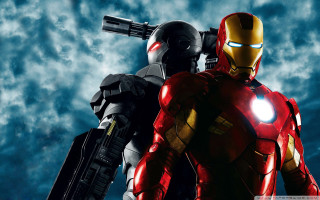 Iron man couple cloudy sky 2 - cloudy free wallpaper