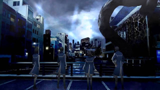 People bridge city night cloudy - baiōken eishun free wallpaper for desktop