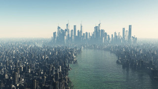 City river tall buildings background - tall building free wallpaper