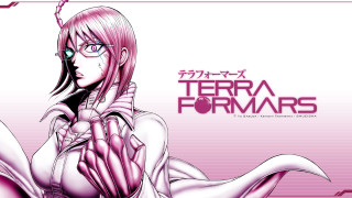 Woman glasses pink background terraforms - glass free wallpaper