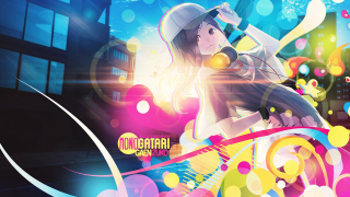 Girl hat dress colorful background - aimitsu free wallpaper