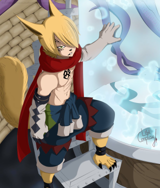 Fox boy anime furry portrait - furry free wallpaper