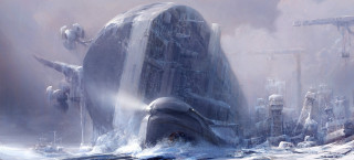 Giant ice mountain snowy landscape - darek zabrocki free wallpaper