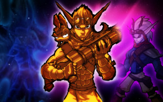 Cartoon character gun background purple - art free wallpaper