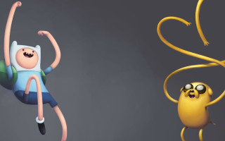 Cartoon character jumping backpack holding - a backpack free wallpaper