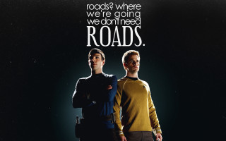 Two men quote roads where - road free wallpaper