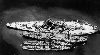 Large ship water other ships 2 - aerial free wallpaper