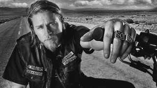 Man goatee leather jacket motorcycle - charles martin free wallpaper