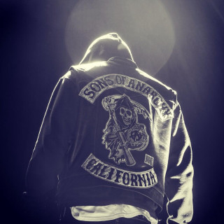 Person jacket skull motorcycle back - a motorcycle free wallpaper