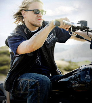 Man long hair glasses motorcycle - a motorcycle free wallpaper