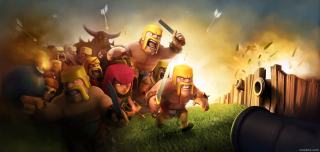 Cartoon characters fire gun background - a group of cartoon characters free wallpaper