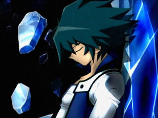 Green hair man ice crystals - ice crystal free wallpaper
