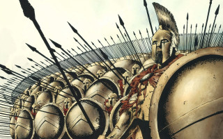 Man helmet armor arrows hair - a drawing of a man free wallpaper