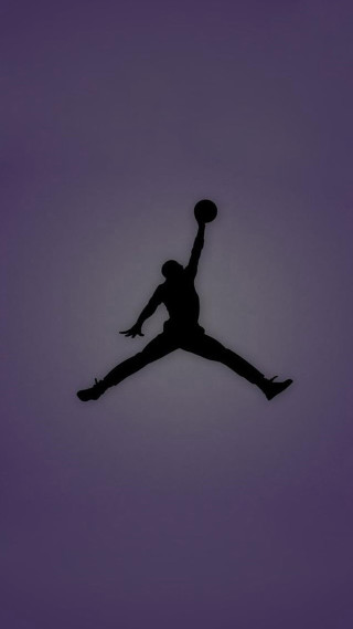 Person jumping basketball air action - holography free wallpaper
