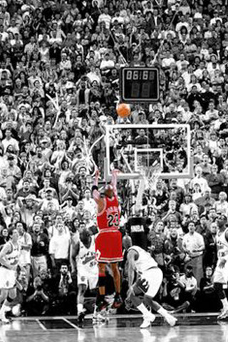 Man jumping dunk basketball crowd 2 - a stadium free wallpaper