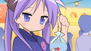 Purple hair girl fish kimono - lostfish free wallpaper