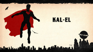 Man red cape flying city - a red cape free wallpaper