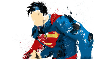 Superman run blood minimalist heroic - heroic free wallpaper