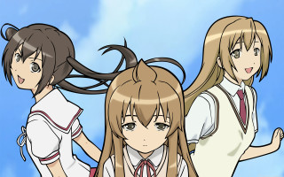 Anime girls long hair tie 2 - long hair and a tie free wallpaper