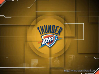 Basketball logo thunder dfc brown - dave arredondo free wallpaper