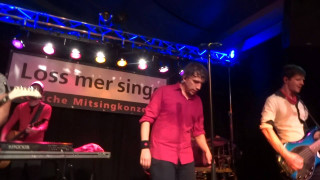 Guitarists on stage lossmer sing - a stage free wallpaper